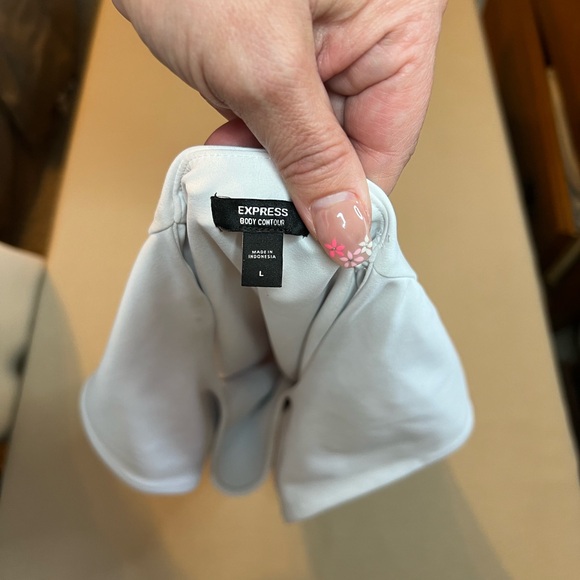 Express White Shapewear Bodysuit - Picture 3 of 3